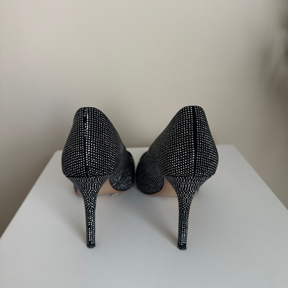 Gianni Bini Black and Silver Heels - Picture 7 of 10